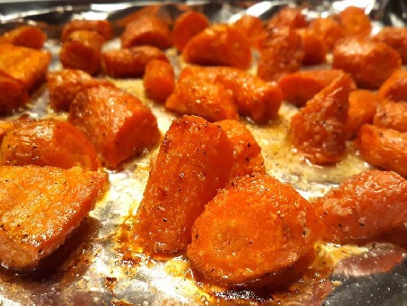 Глазирани моркови във фритюрник с горещ въздух (Еър Фрайър / Air Fryer) - снимка на рецептата